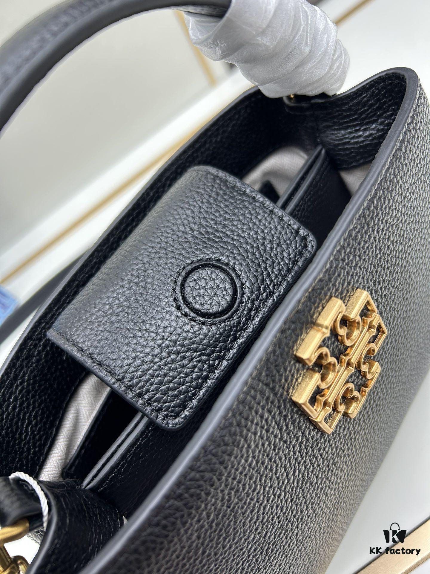 Tory Burch Britten Series Mini Tote Bag New Arrival Pebbled Leather Diana Bag