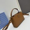 Tory Burch Britten Series Mini Tote Bag New Arrival Pebbled Calfskin Luxury Shoulder Bag