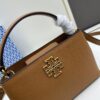 Tory Burch Britten Series Mini Tote Bag New Arrival Pebbled Calfskin Luxury Shoulder Bag