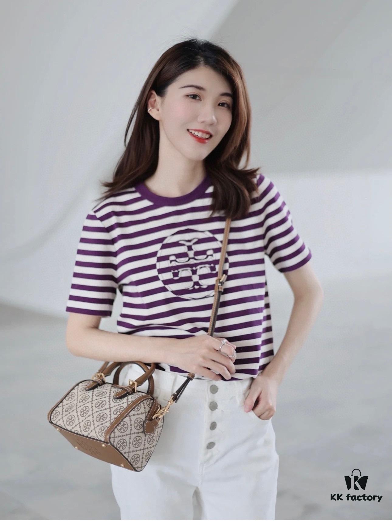 Small [New Arrival Attention to Detail] TORY BURCH T Monogram Mini Jacquard Barrel Bag