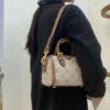 Small [New Arrival Attention to Detail] TORY BURCH T Monogram Mini Jacquard Barrel Bag
