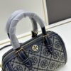 Small Size [New Arrival Attention to Detail] TORY BURCH T Monogram Mini Jacquard Barrel Bag
