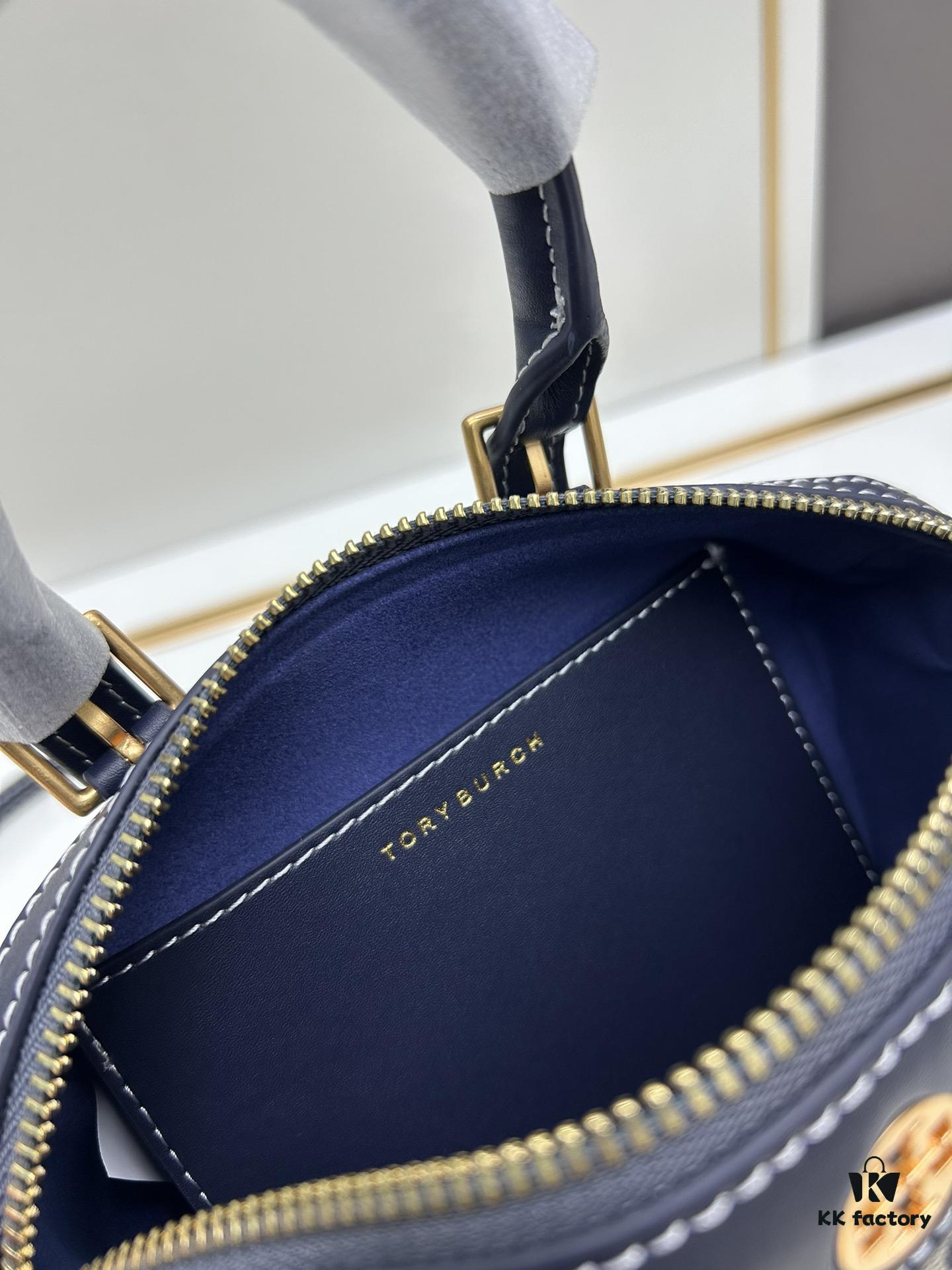 Small Size [New Arrival Attention to Detail] TORY BURCH T Monogram Mini Jacquard Barrel Bag