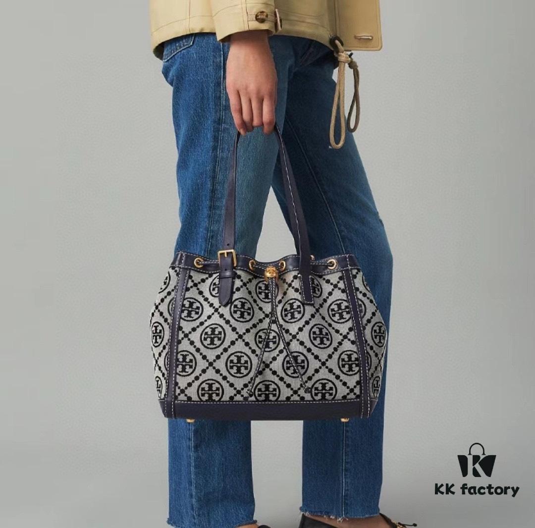 New Arrival Attention to Detail: Tory Burch T-Monogram Tote Bag