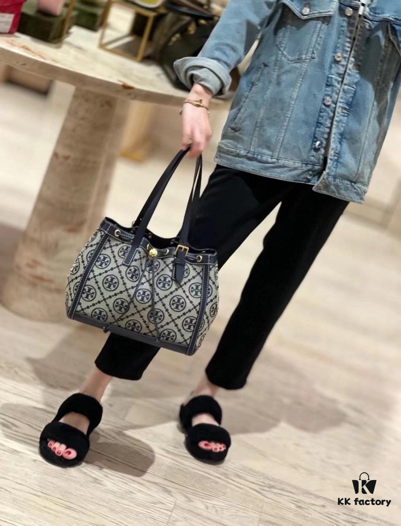 New Arrival Attention to Detail: Tory Burch T-Monogram Tote Bag