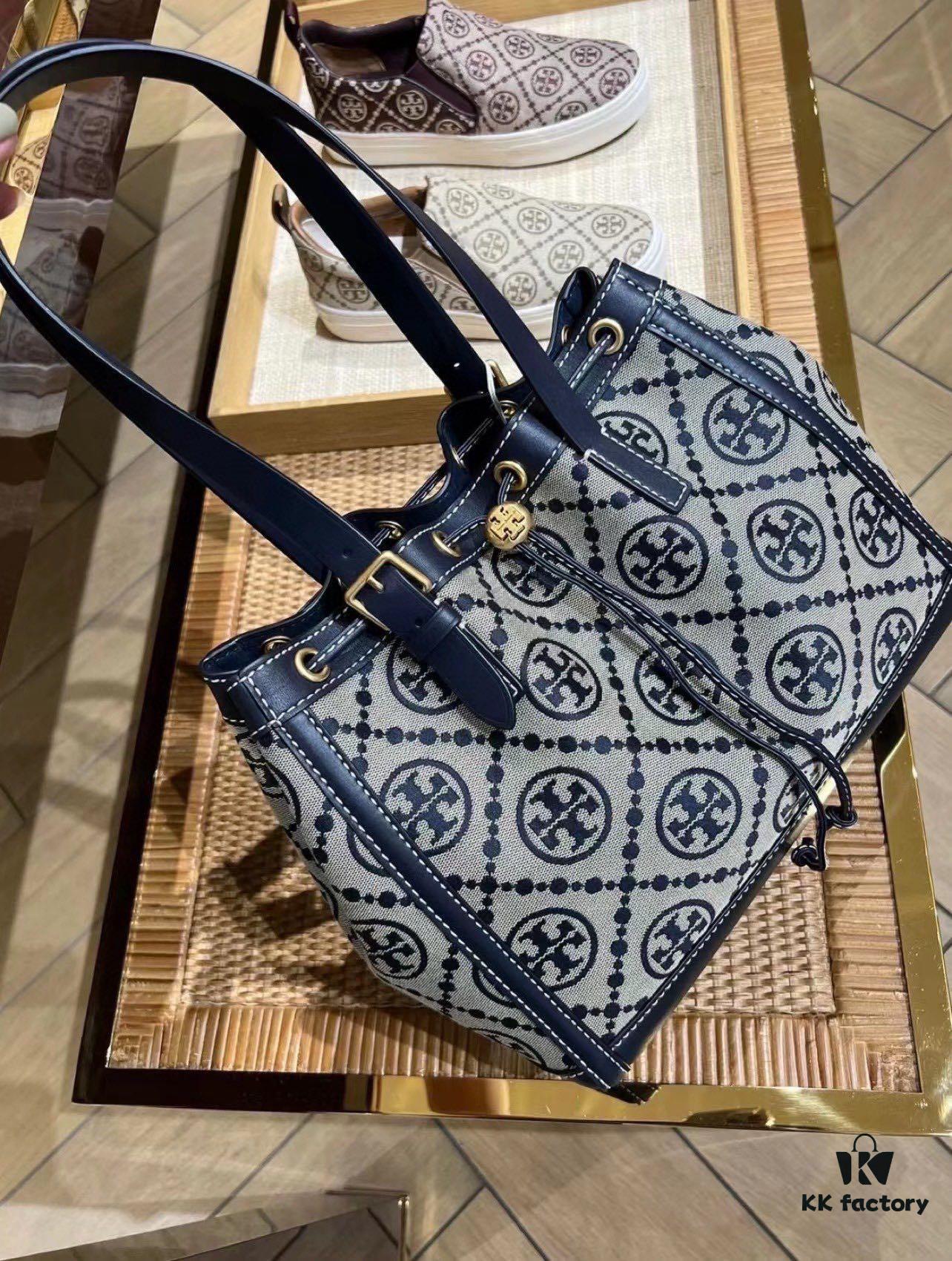 New Arrival Attention to Detail: Tory Burch T-Monogram Tote Bag