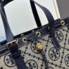 New Arrival Attention to Detail: Tory Burch T-Monogram Tote Bag, Featuring the Classic Monogram Pattern