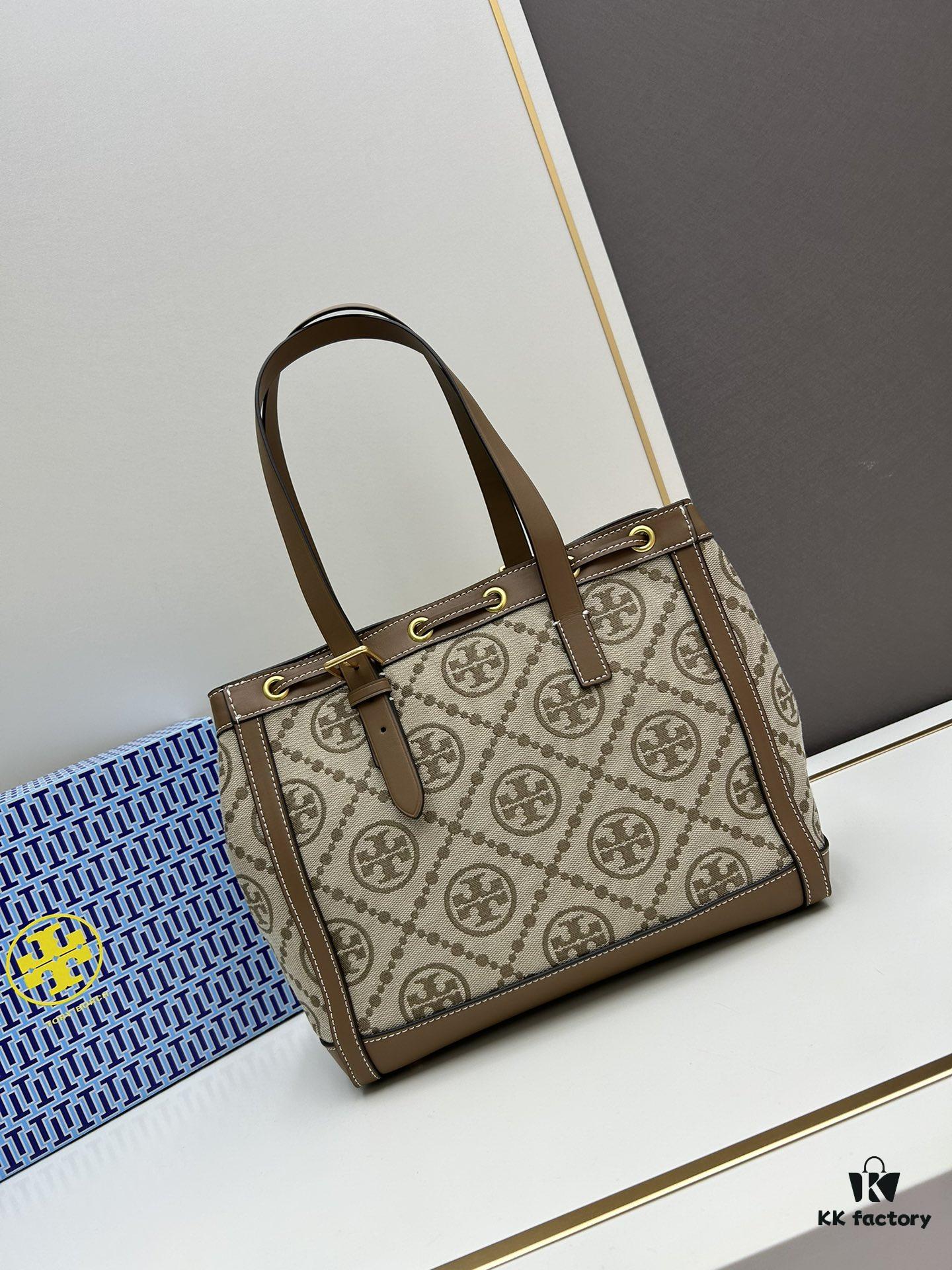 New Arrival Attention to Detail: Tory Burch T-Monogram Tote Bag