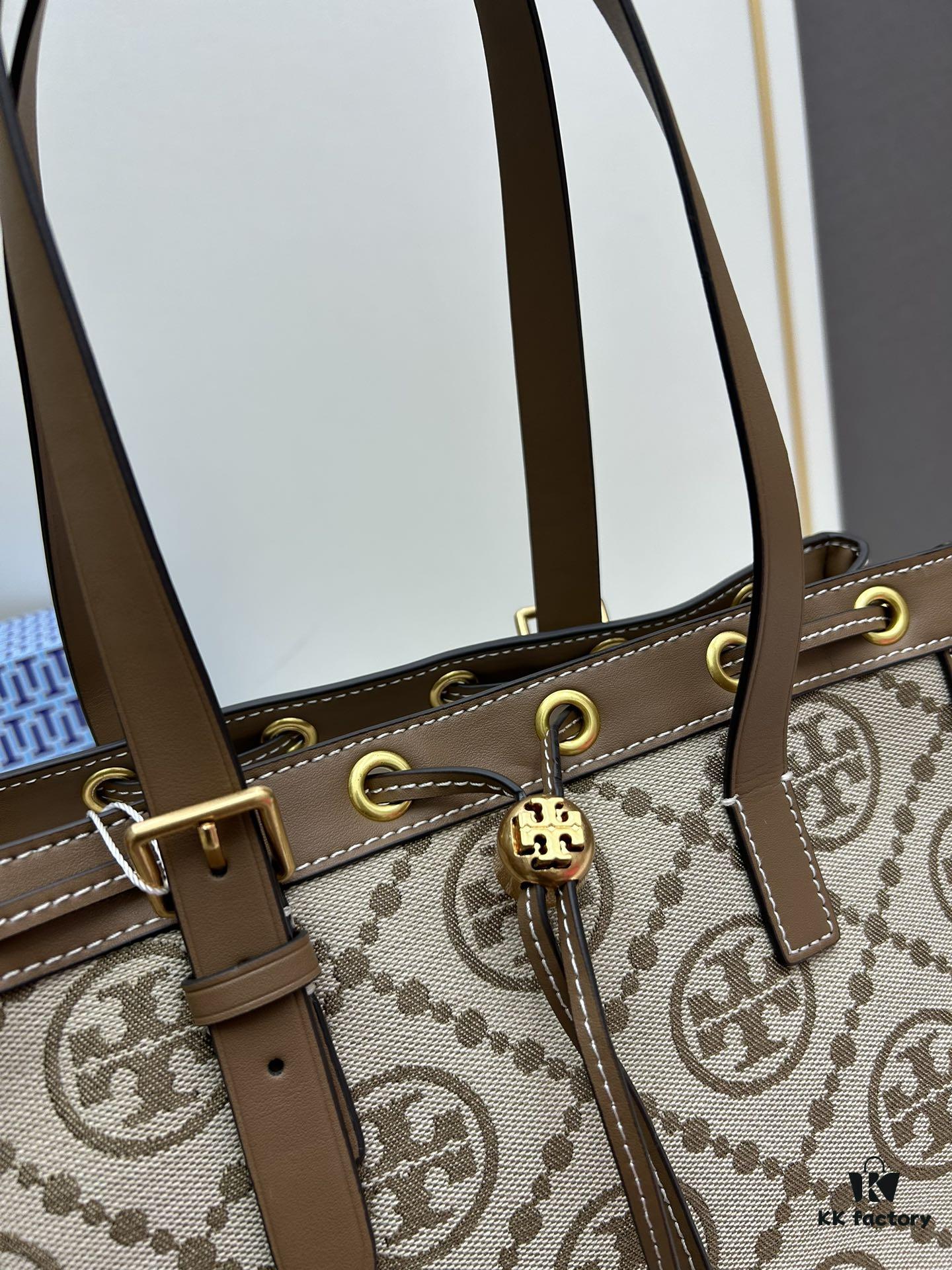 New Arrival Attention to Detail: Tory Burch T-Monogram Tote Bag