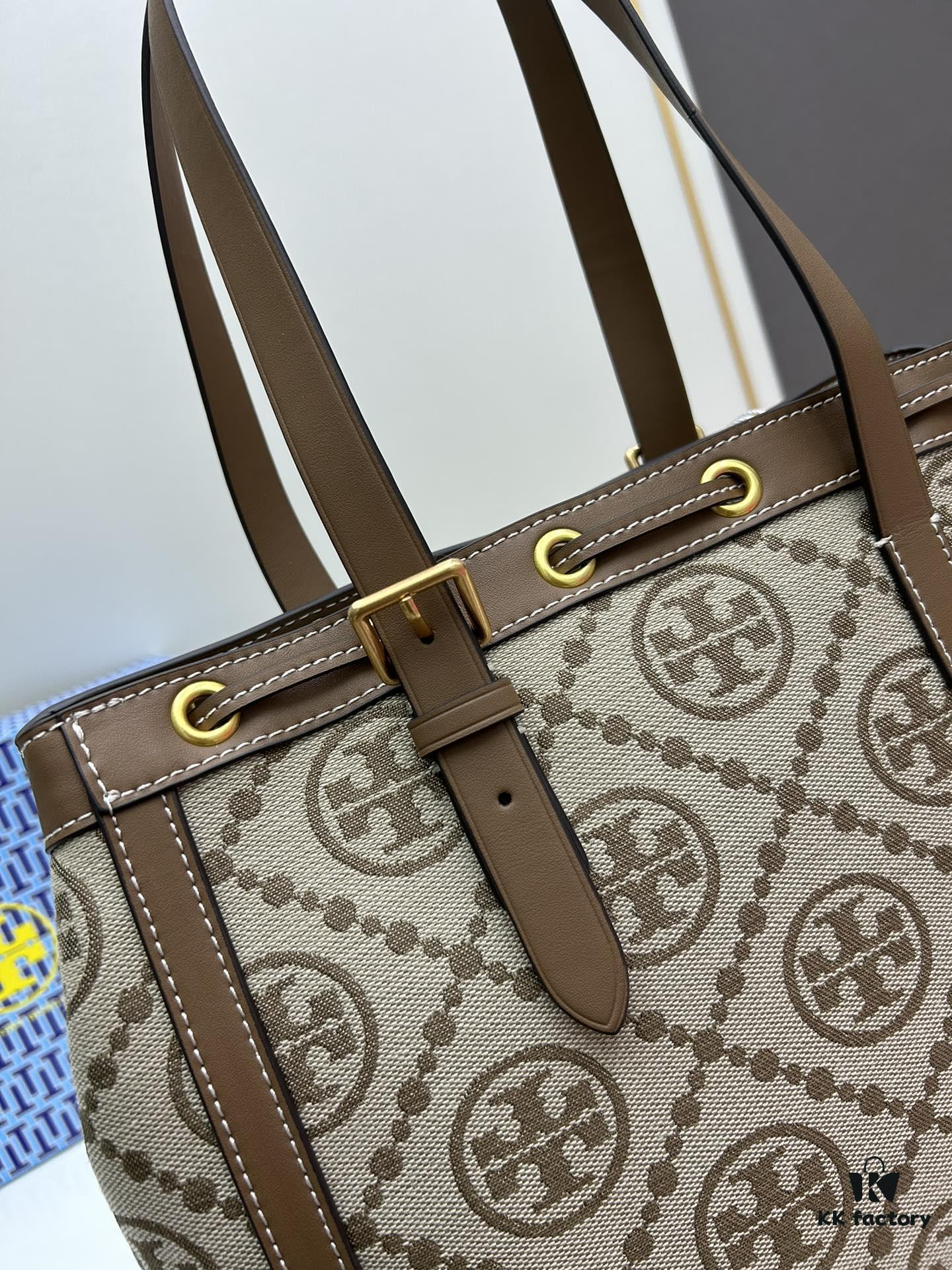 New Arrival Attention to Detail: Tory Burch T-Monogram Tote Bag