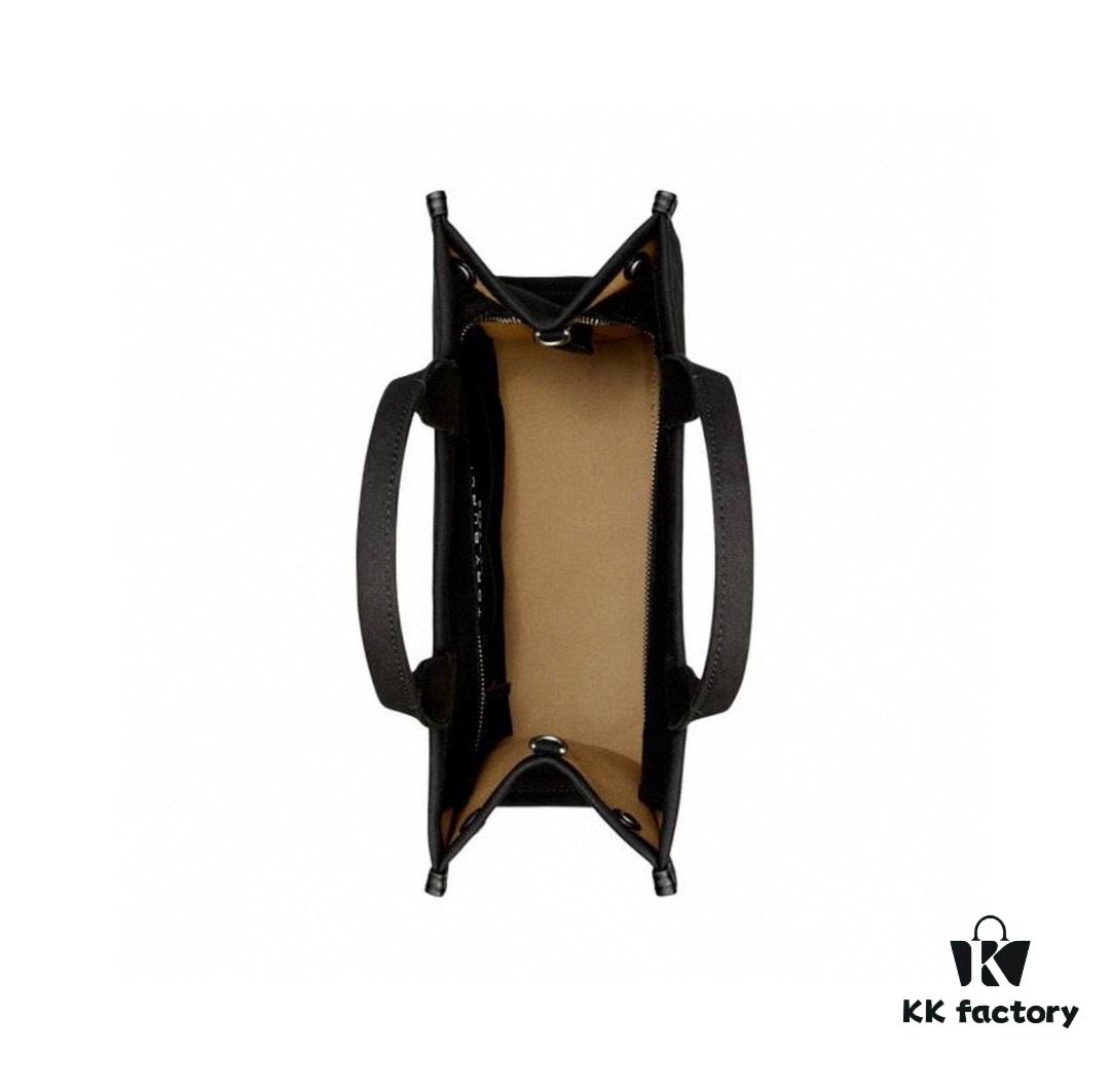 TORY BURCH Ella Canvas Collection - New Arrival with Attention to Detail, Printed Logo Zip Closure Tote Bag