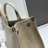 TORY BURCH Ella Canvas Tote Bag with Printed Logo, Zip Closure, Women's Shoulder Handbag from the Canvas Collection