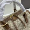 Large Size [New Arrival Attention to Detail] TORY BURCH T Monogram Mini Jacquard Barrel Bag
