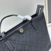 Tory Burch Small Monogram Tote Bag with Double-T Logo in Woven Jacquard Fabric