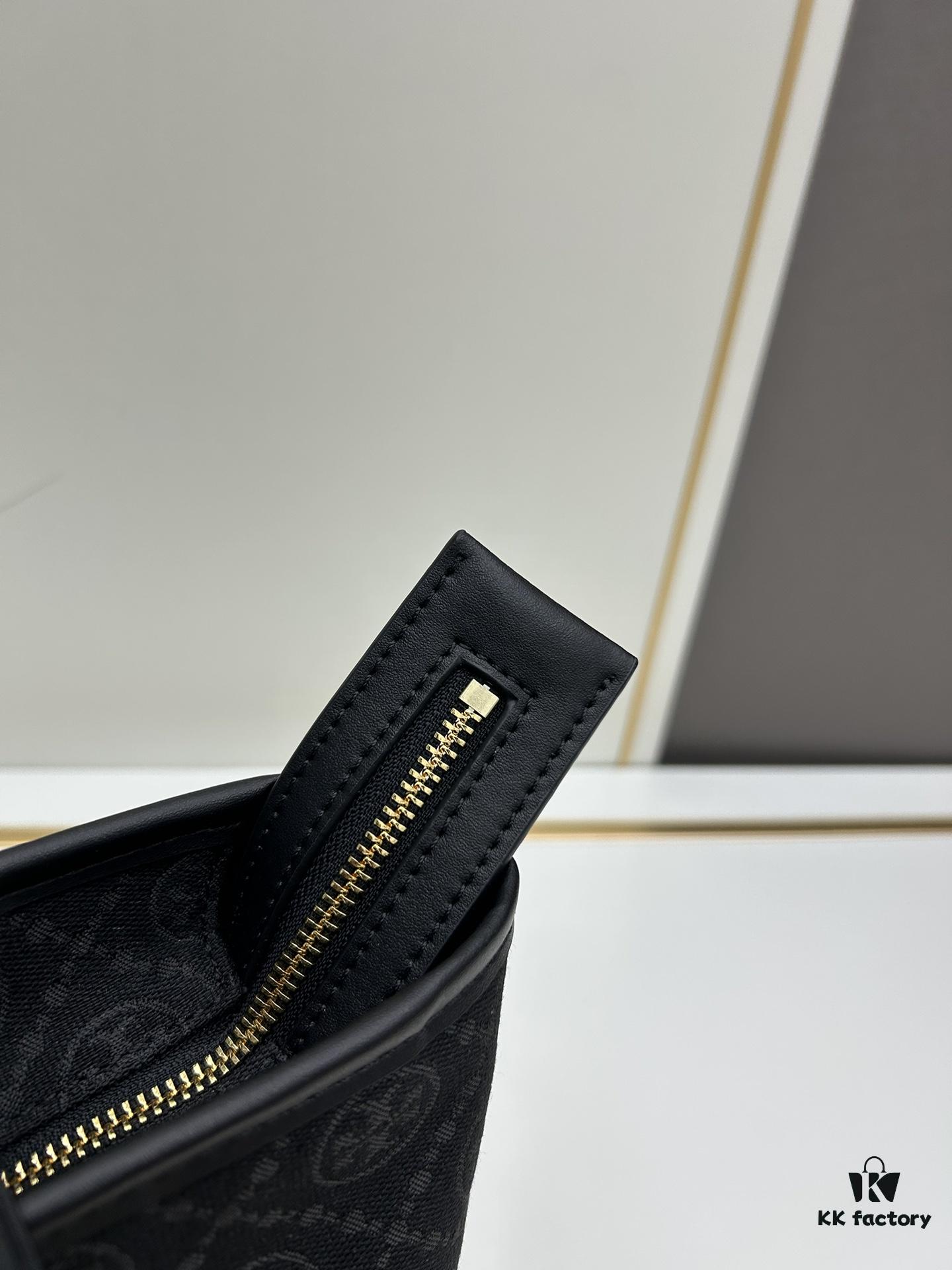 Tory Burch Small Monogram Tote Bag with Double-T Logo in Woven Jacquard Fabric