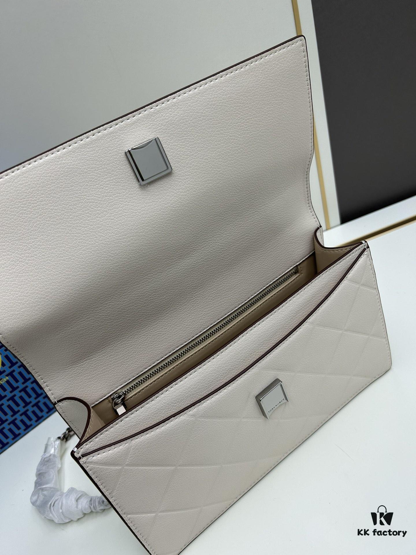 Large Size Authentic Quality [New Item, Attention to Detail, Guaranteed Genuine Leather] TORY BURCH Miller Accordion Bag