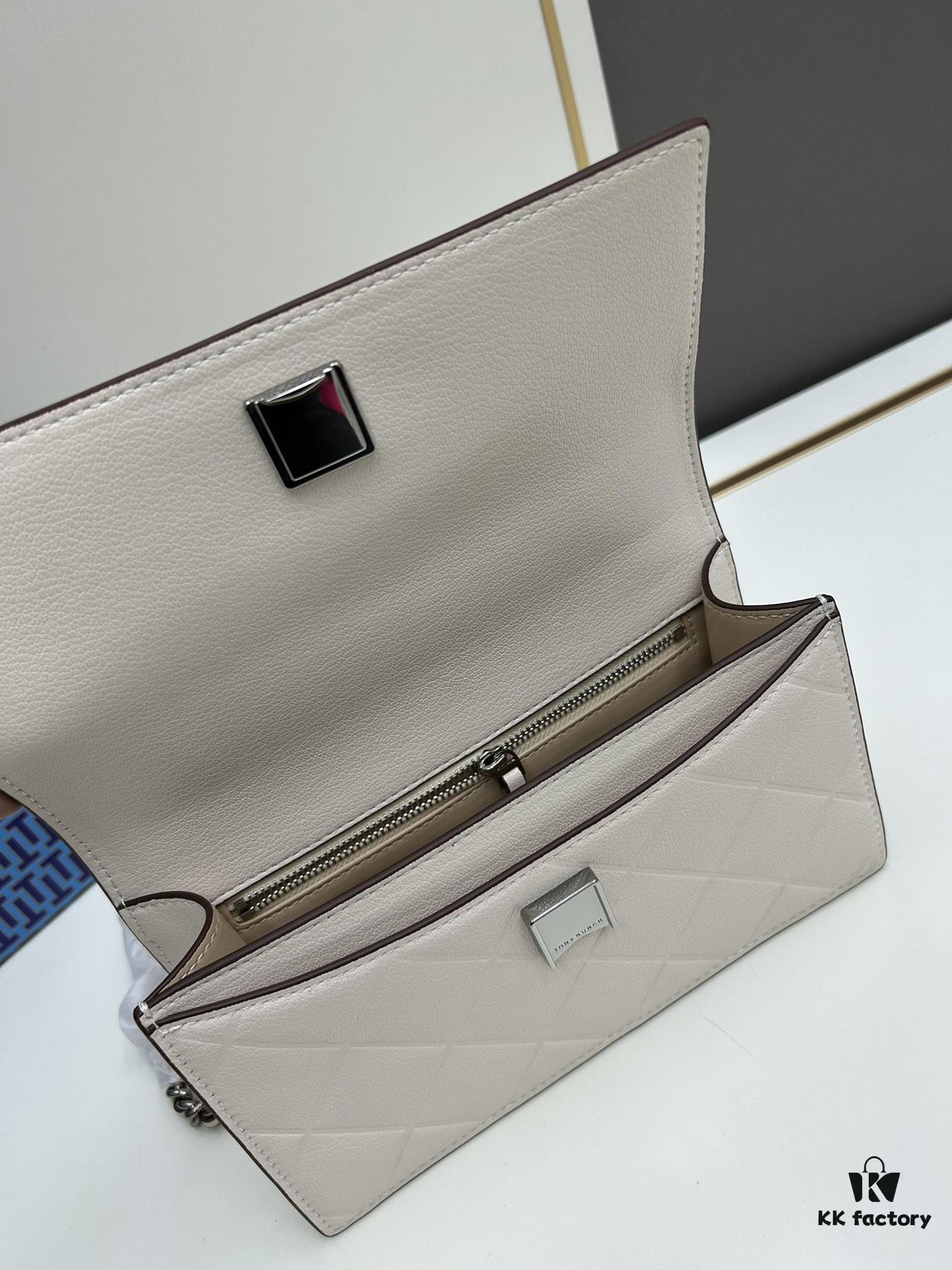 Original Quality [New Item, Attention to Detail, Guaranteed Genuine Leather] TORY BURCH Miller Accordion Bag