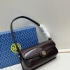 Tory Burch Robinson Rectangular Shoulder Bag, Full Leather Series, New Arrival with Attention to Detail