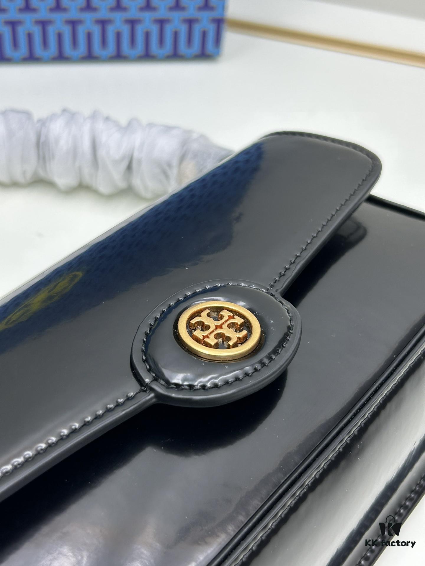 Full Leather Series, New Arrival Attention to Detail: Tory Burch Robinson Rectangular Shoulder Bag