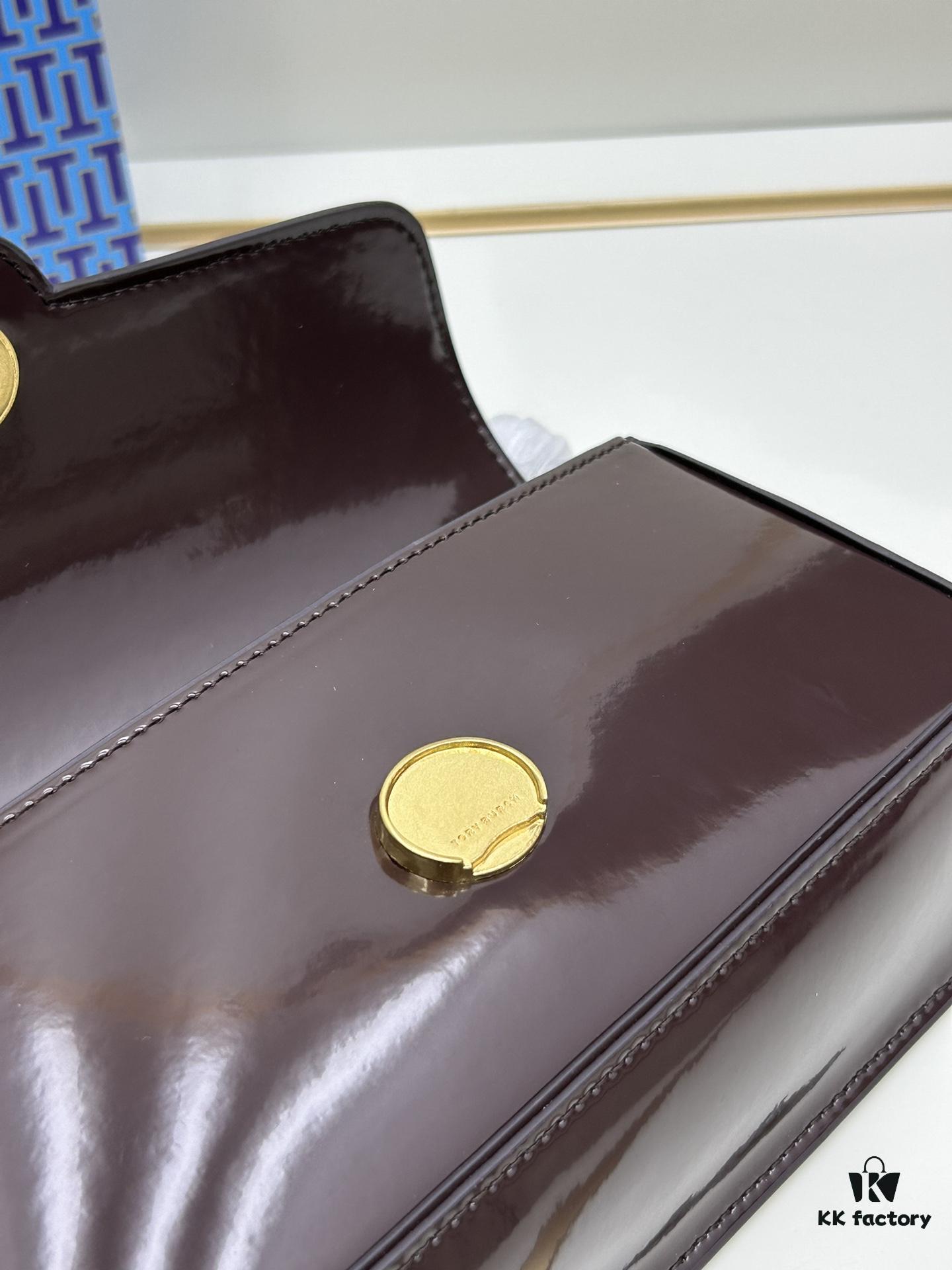 Full Leather Series, New Arrival with Attention to Detail – Tory Burch Robinson Rectangular Shoulder Bag