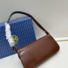 Tory Burch Robinson Rectangular Shoulder Bag, Full Leather Series, New Arrival with Attention to Detail