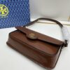 Tory Burch Robinson Rectangular Shoulder Bag, Full Leather Series, New Arrival with Attention to Detail