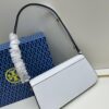 Tory Burch Robinson Rectangular Shoulder Bag, Full Leather Series, New Arrival with Attention to Detail