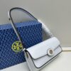 Tory Burch Robinson Rectangular Shoulder Bag, Full Leather Series, New Arrival with Attention to Detail