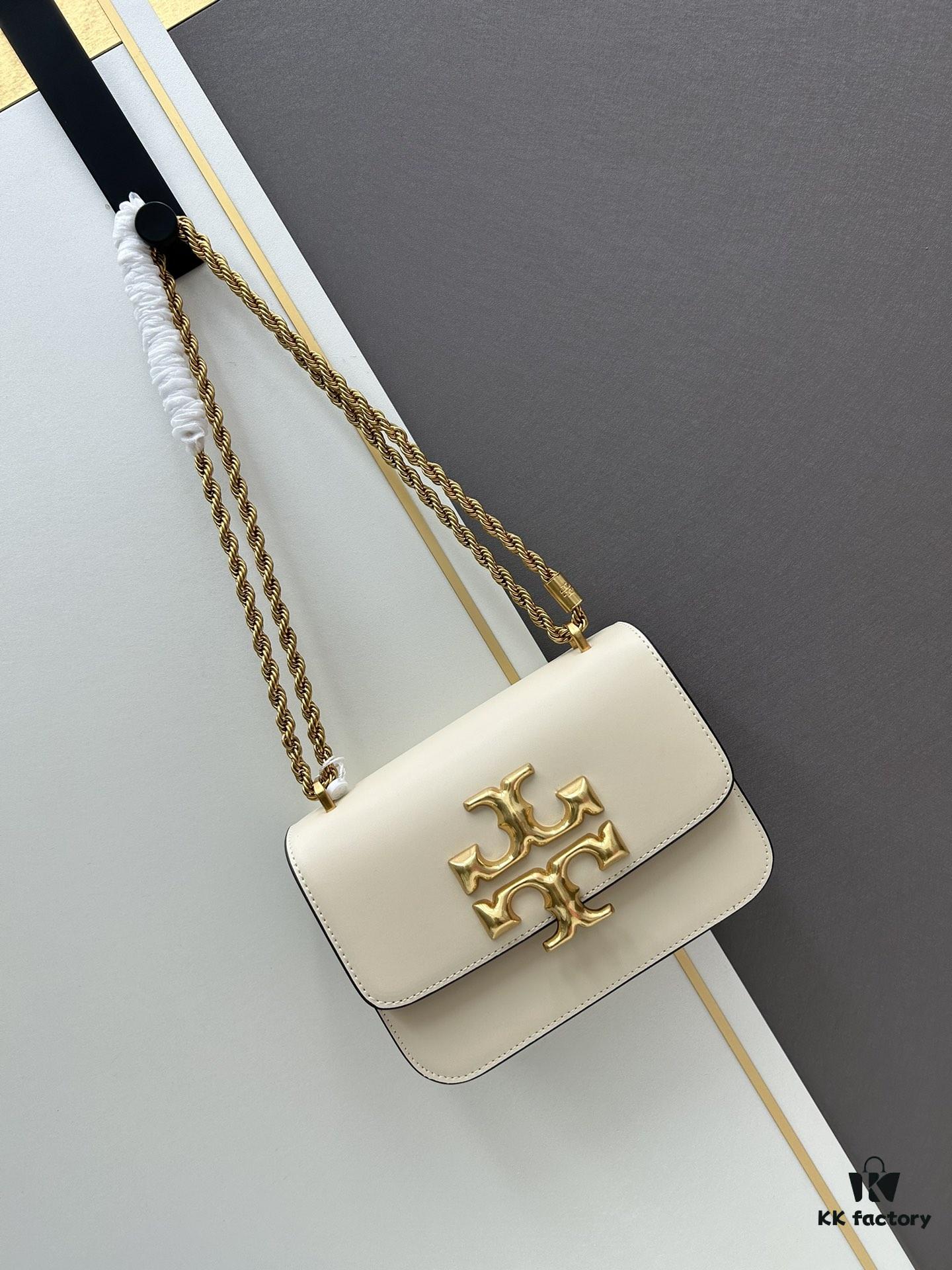 Original Quality [Full Leather Series, New Arrival with Attention to Details] Tory Burch Eleanor Small Convertible Shoulder Bag