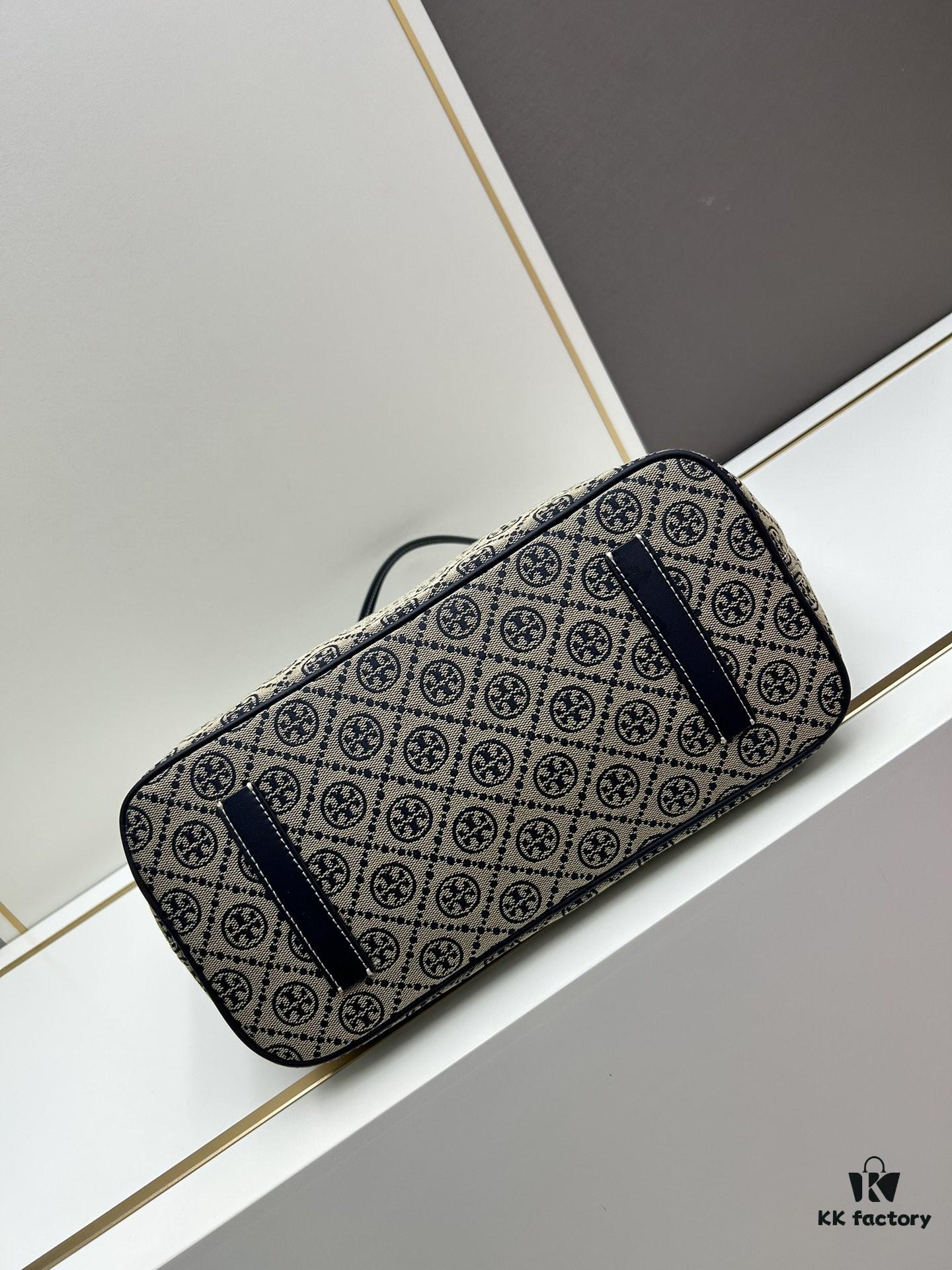 Tory Burch Large Monogram Shopping Tote