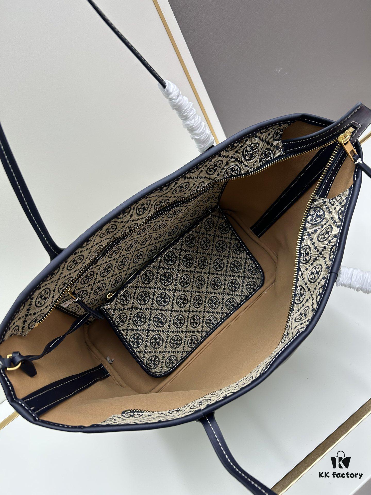 Tory Burch Large Monogram Shopping Tote