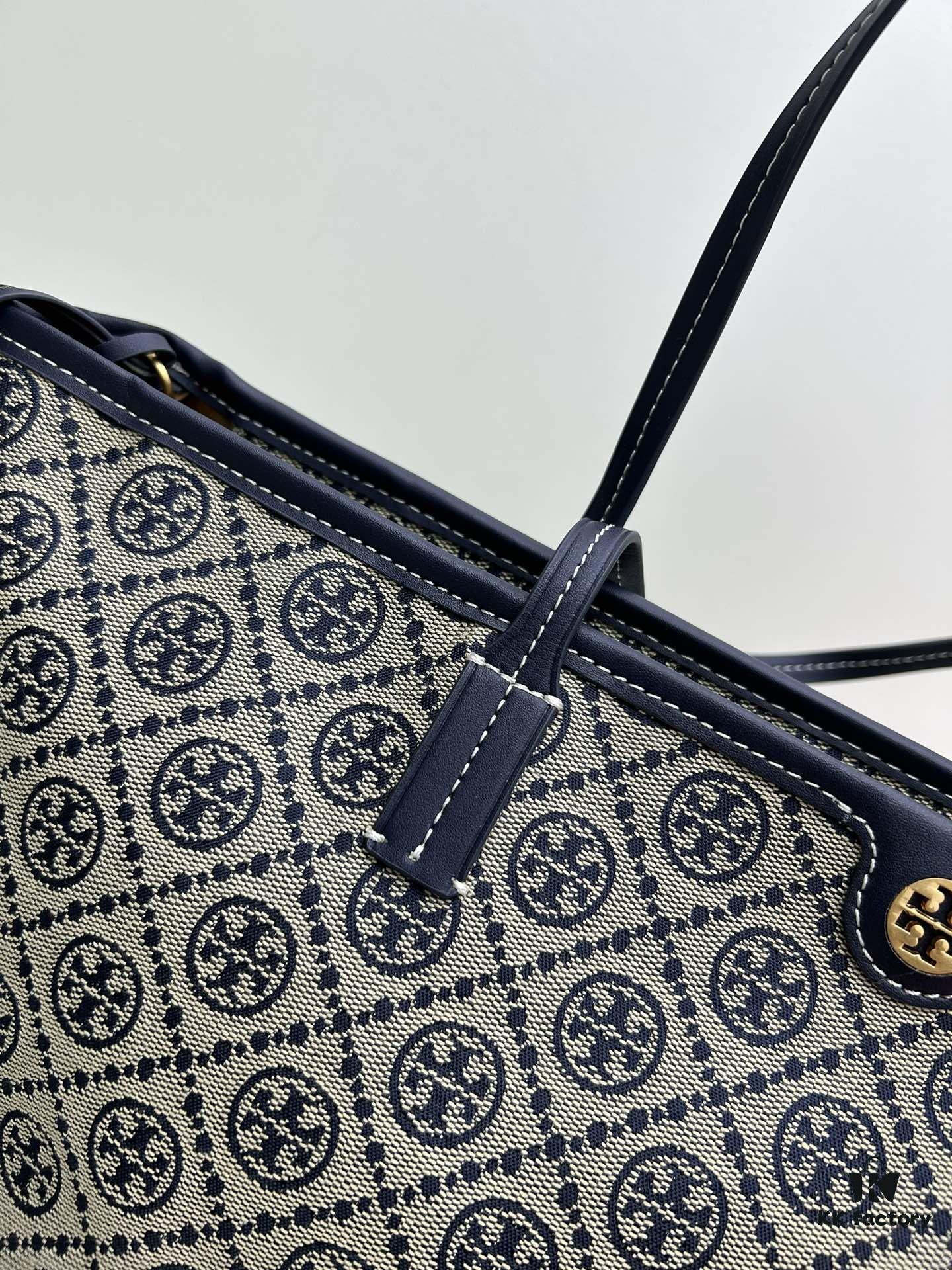 Tory Burch Large Monogram Shopping Tote