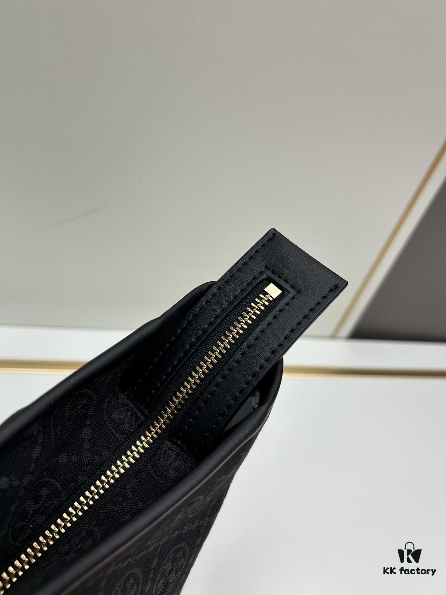 Tory Burch Large Monogram Shopping Tote Bag