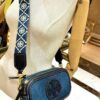 Authentic Quality Tory Burch New Denim Camera Bag Miller Crossbody Shoulder Bag in Denim Blue