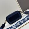 Authentic Quality Tory Burch New Denim Camera Bag Miller Shoulder Crossbody Bag, Denim Blue, Perfect for Spring and Summer, Lightweight Travel