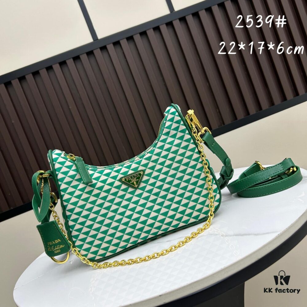 Prada Hobo Three-in-One Bag with Box, Comes in a Set – Truly Stylish and Versatile!