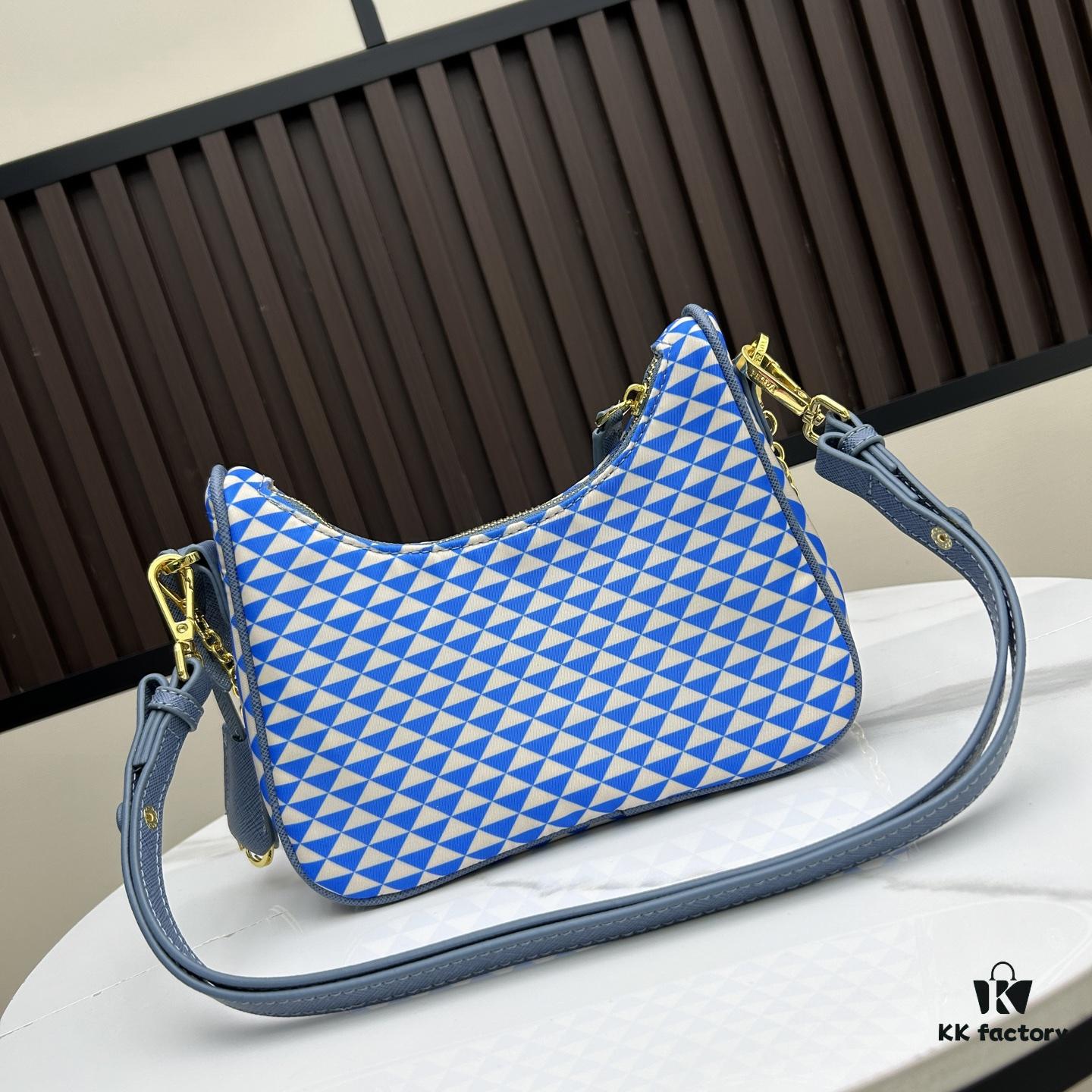 Prada Hobo Three-in-One Bag with Box, Comes in a Set – So Stylish and Versatile!