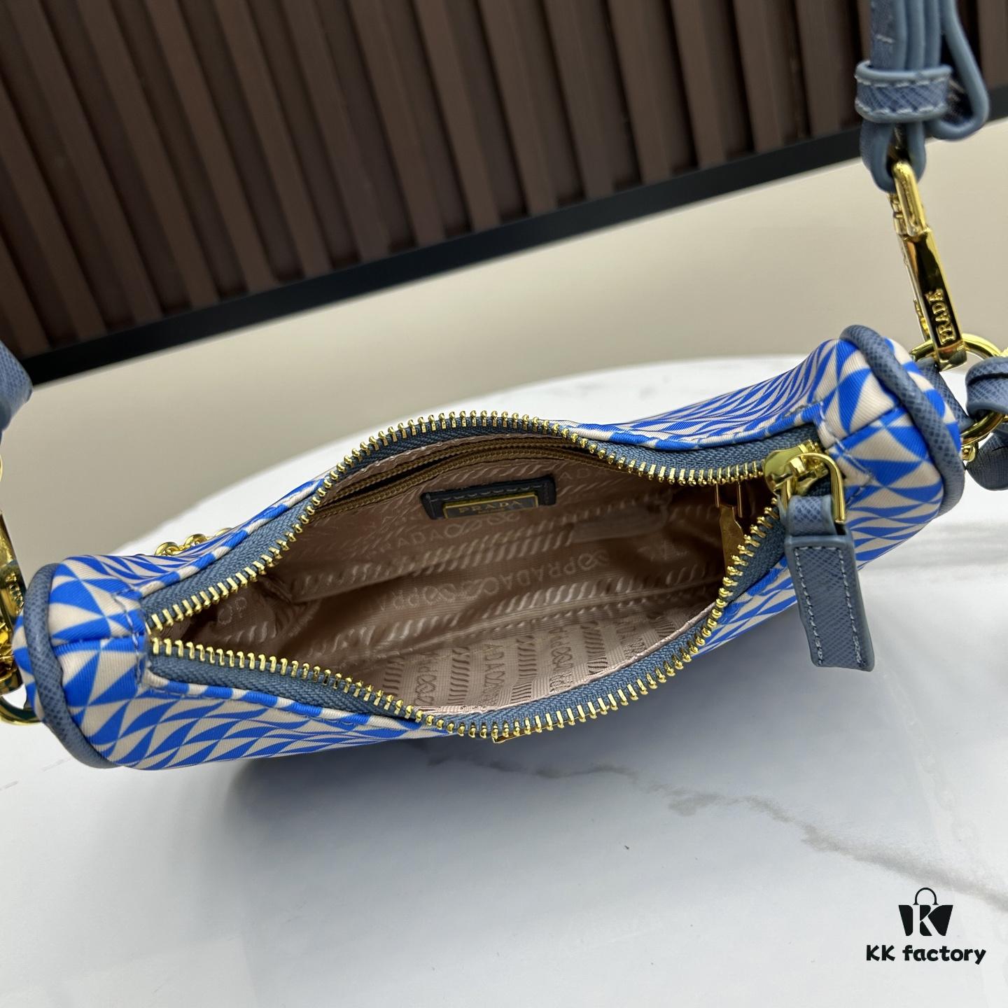 Prada Hobo Three-in-One Bag with Box, Comes in a Set – So Stylish and Versatile!