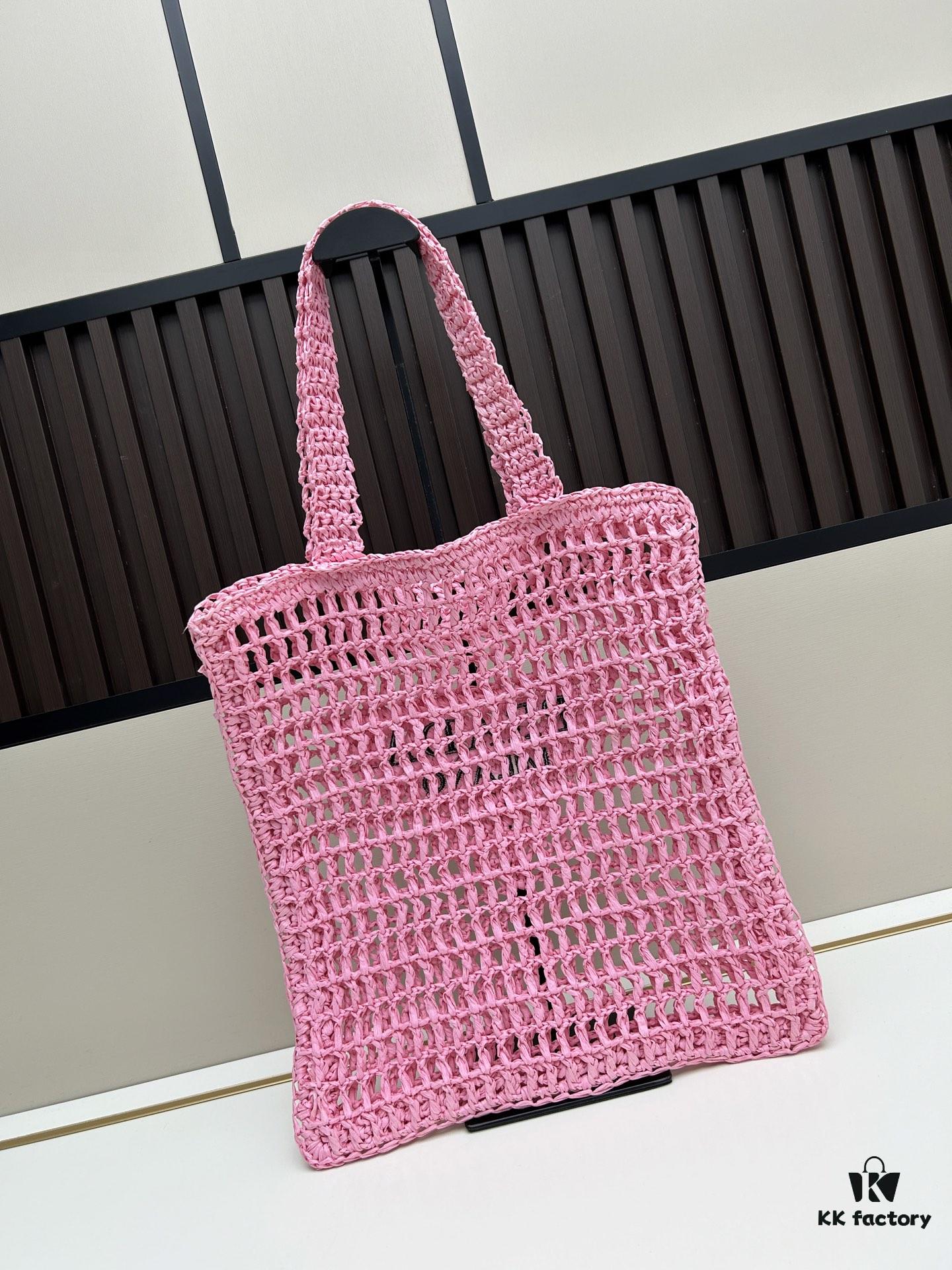 Raffia Fiber Tote Bag