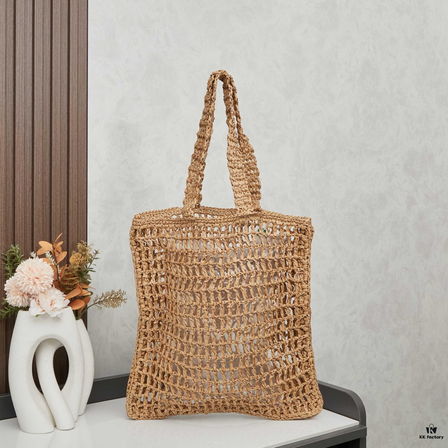 Raffia Tote Bag