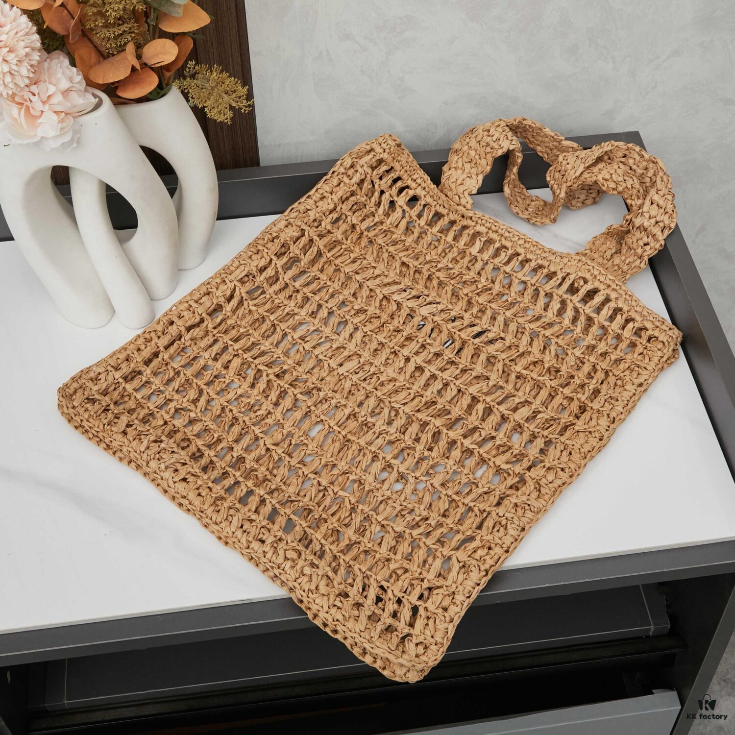 Raffia Tote Bag