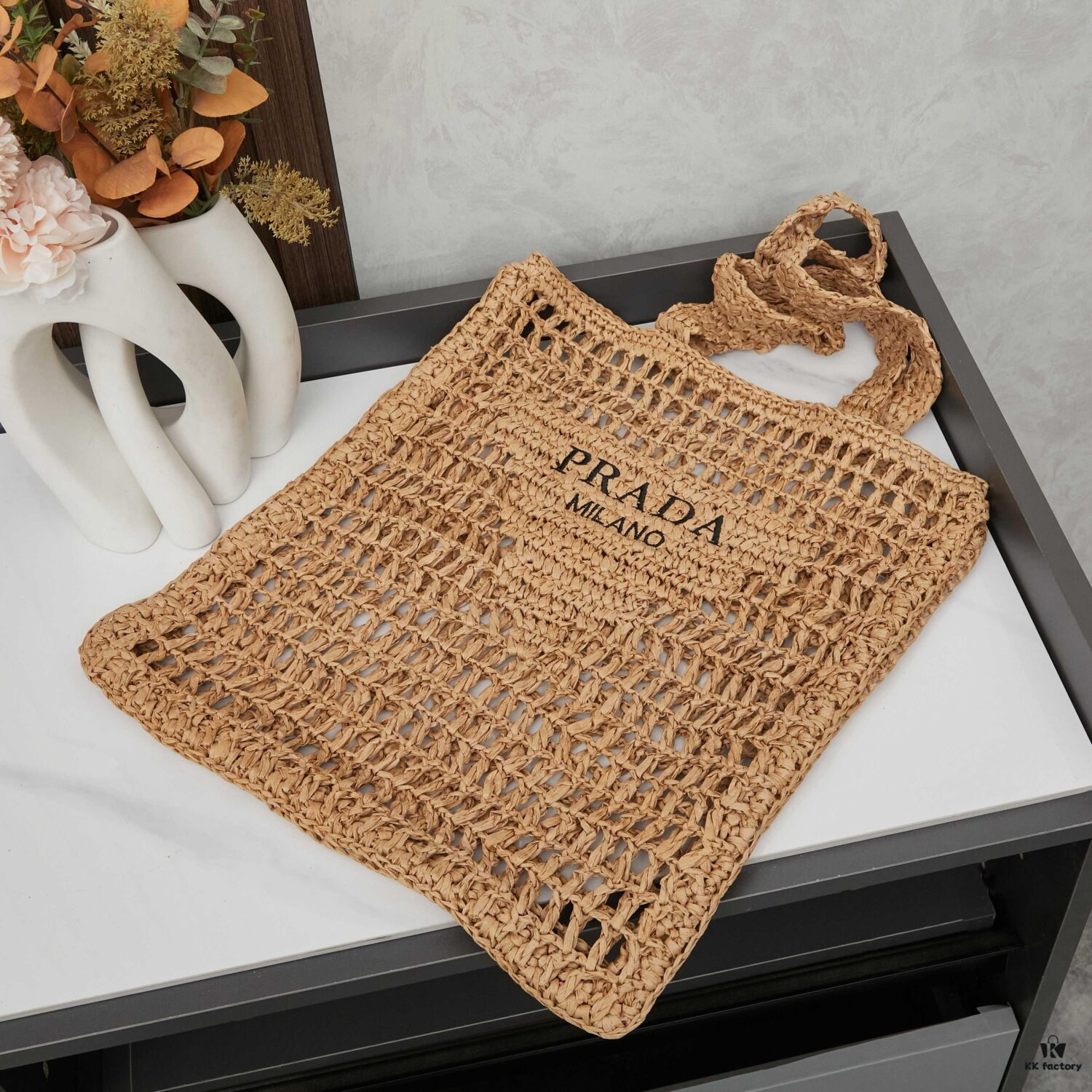Raffia Tote Bag