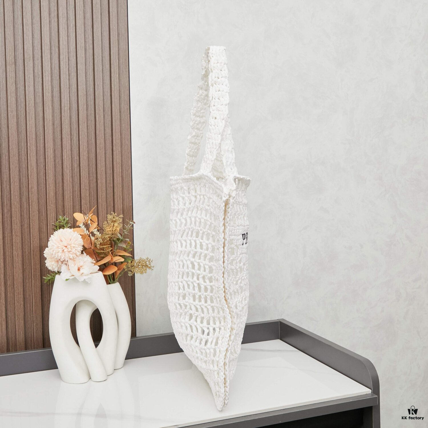 Raffia Fiber Tote Bag