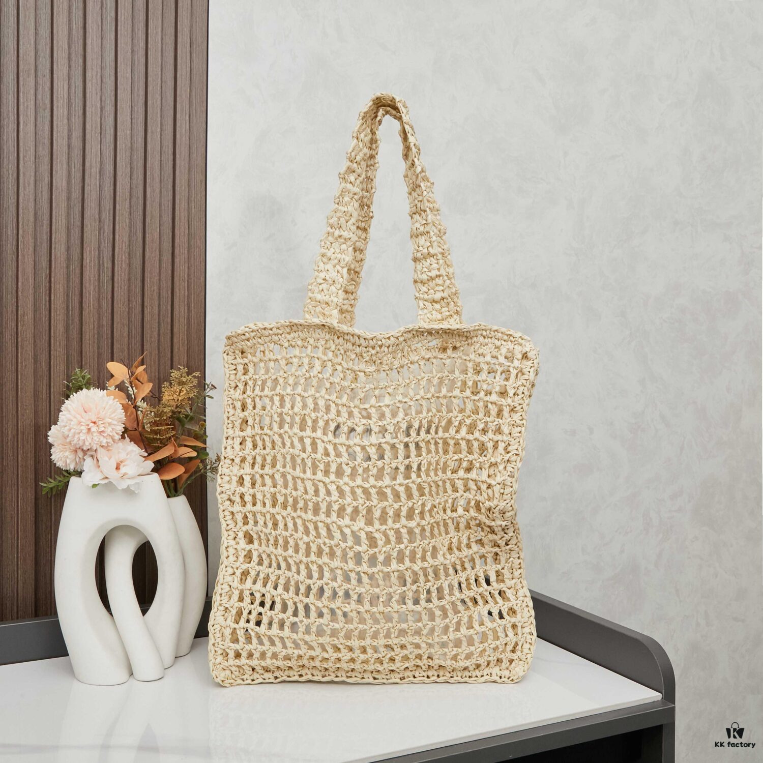 Raffia Tote Bag