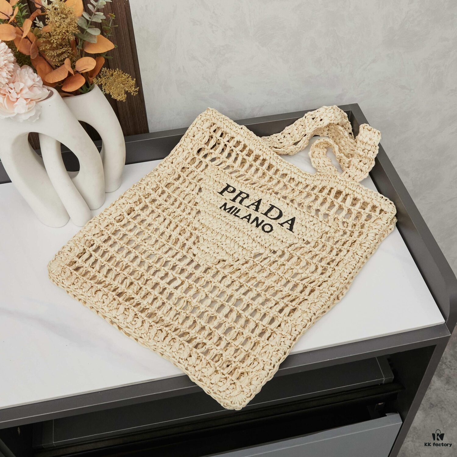 Raffia Tote Bag