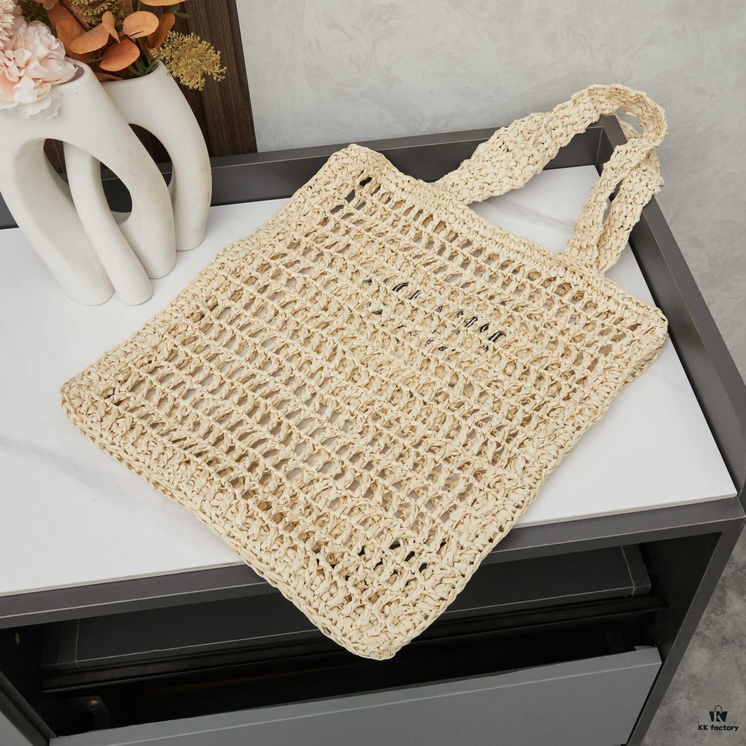 Raffia Tote Bag