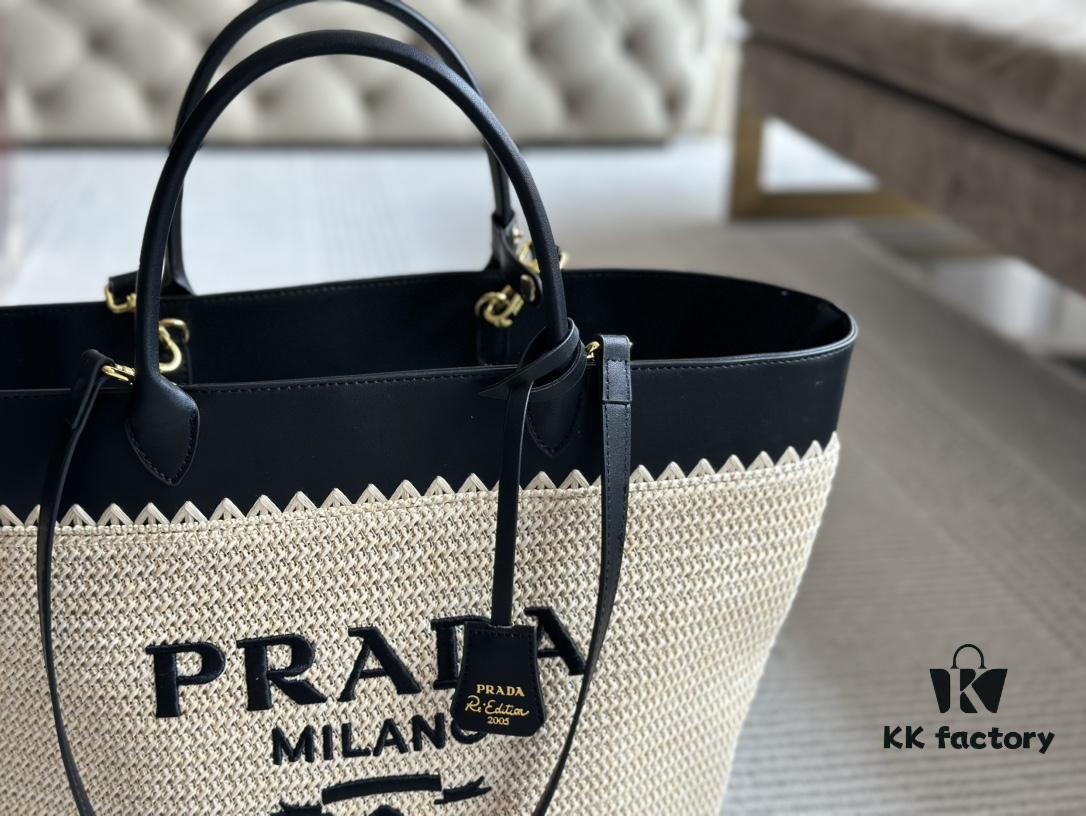 Prada Beautiful Raffia Bag