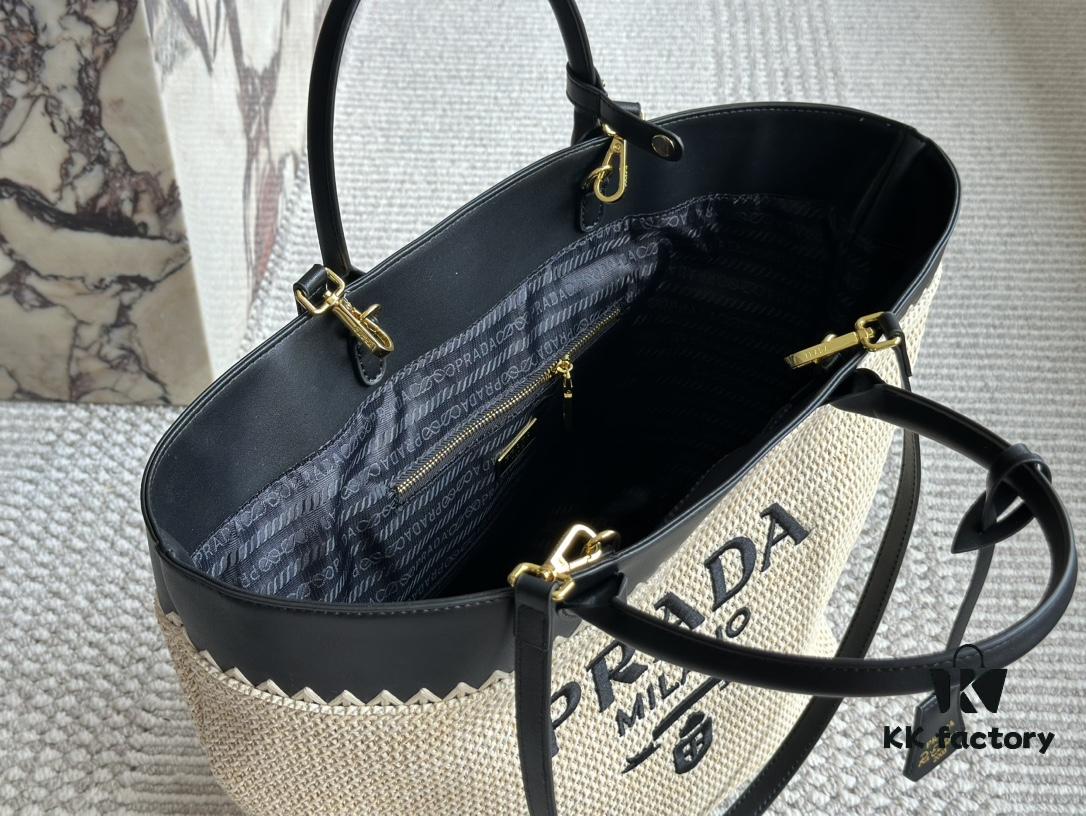 Prada Beautiful Raffia Bag