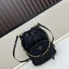 PRADA Mini Black and Gold Bucket Bag 🧚 So Elegant~