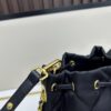 PRADA Mini Black and Gold Bucket Bag 🧚 So Elegant~